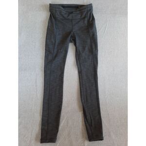 Lululemon Women 4 Waistband Logo‎ Stretch Drawstring Gray Ankle Pants